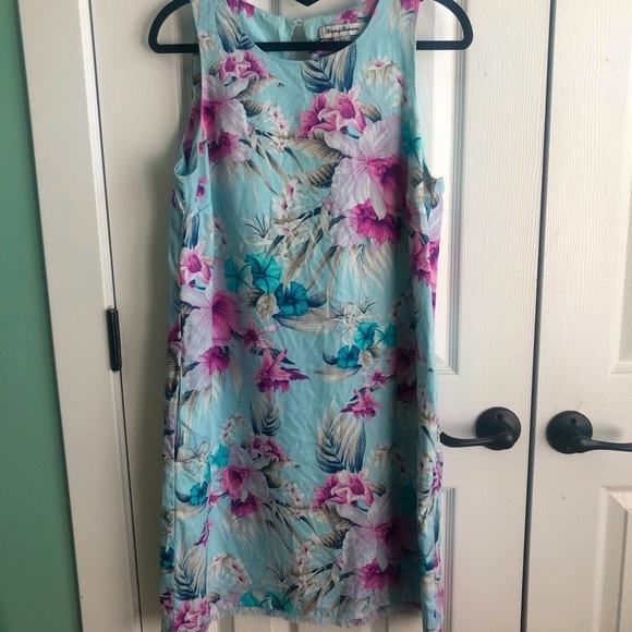 Tommy Bahama Florencia Linen Shift Dress - Picture 2 of 7